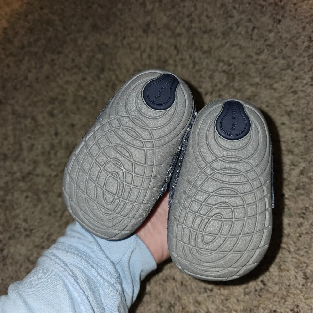 Stride Rite Blue Baby Shoes